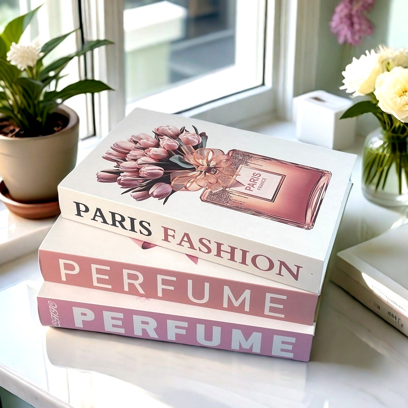 Interior Design Yearbook - Mode Luxe Nep Boek Opbergdoos Parfum