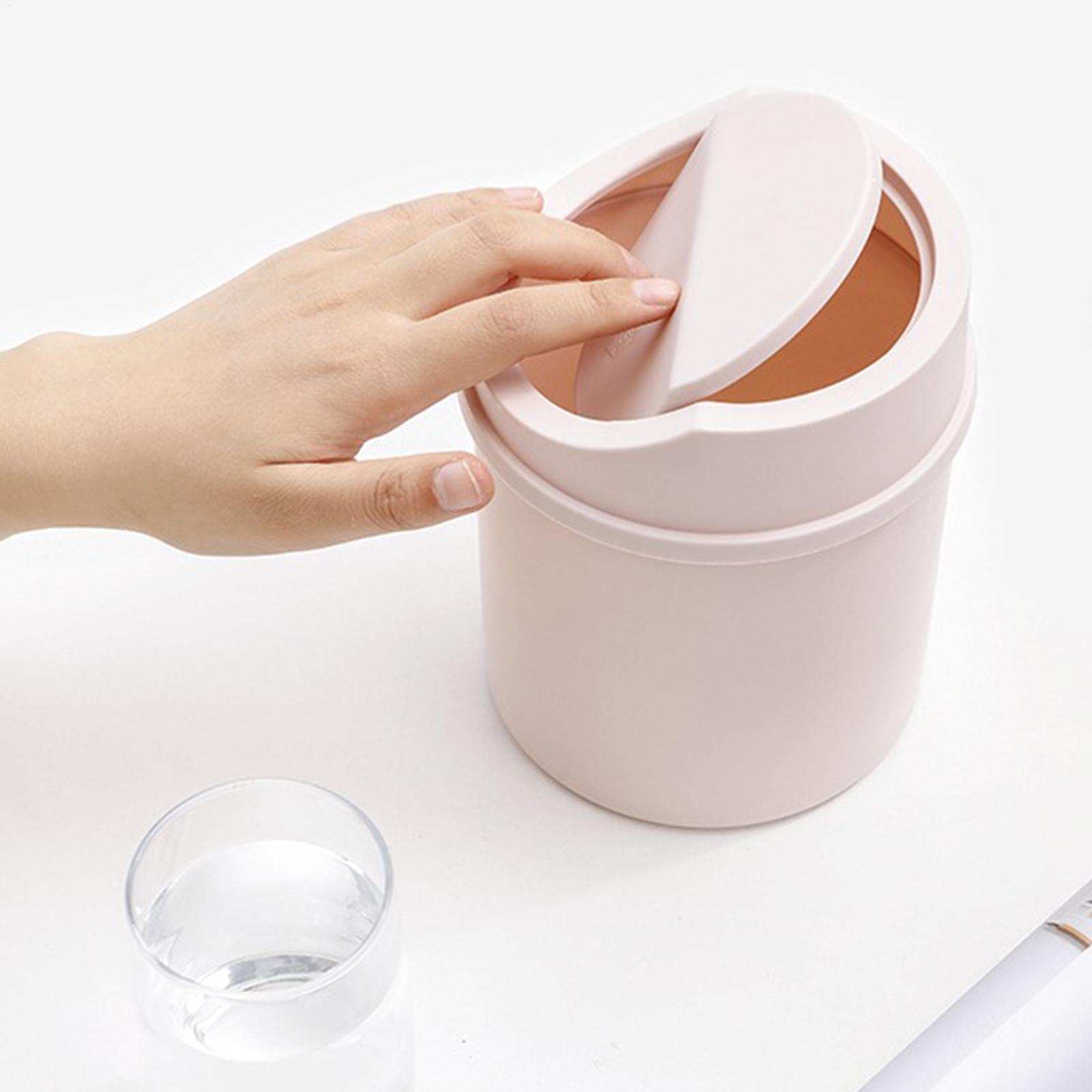 Interior Design Your Room - Mini desktop prullenbak met deksel Huishoudelijke