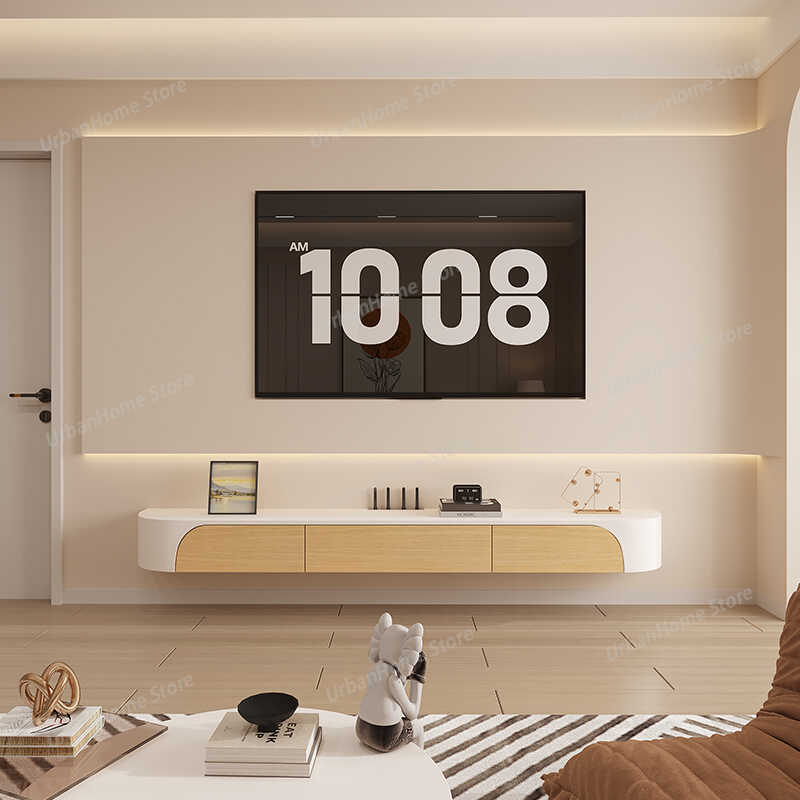 Interior Design White And Wood - Bank Slaapkamer Wit tv-meubel Interieur Mobiel
