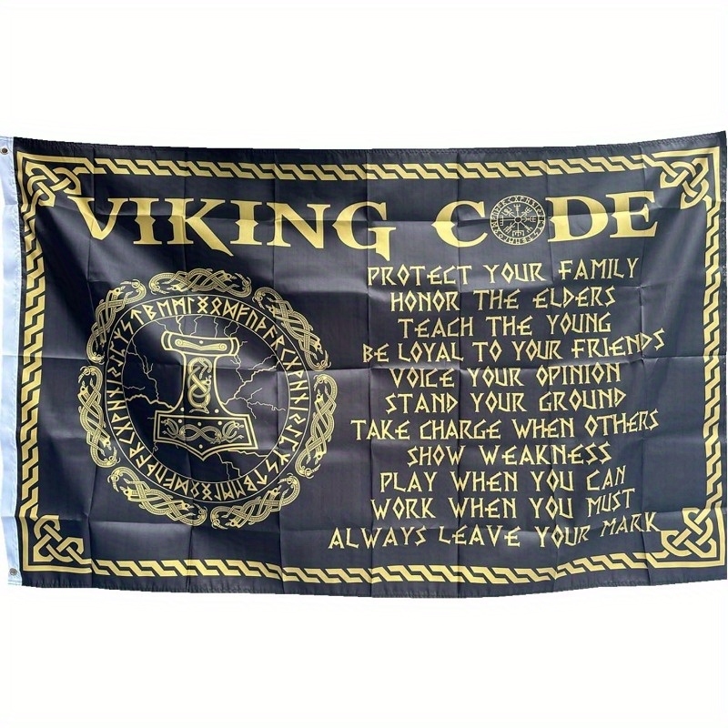 Interior Design Years Of School - 1 paar, 2D plat, Viking-ciphervlag -