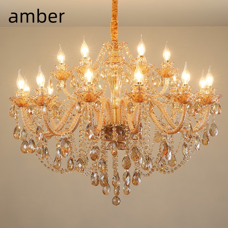 Interior Design Years - Franse luxe kristallen woonkamer kroonluchter slaapkamer