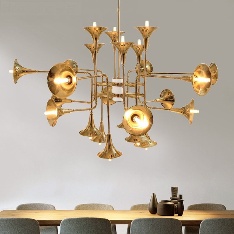 Interior Design Kitchen And Living Room - Nordic Trompet Hanglamp voor Keuken Restaurant