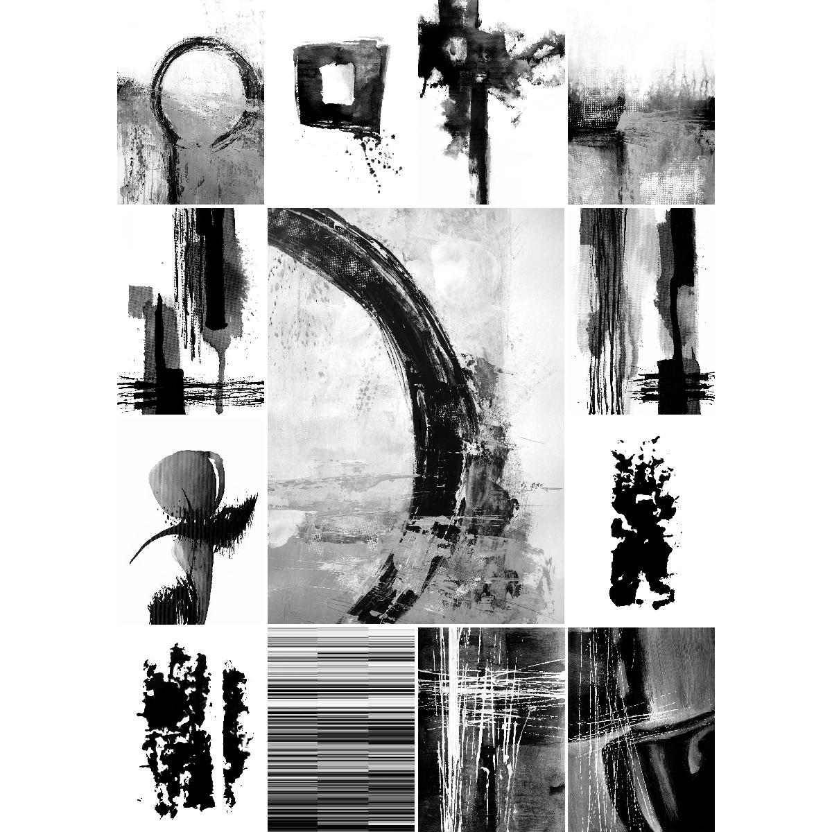 Interior Design Landscape - Moderne lijnen abstracte kunstposter moderne interieurdesign