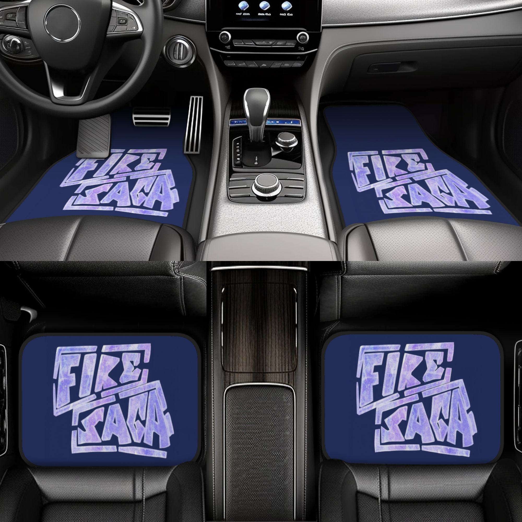 Interior Design Years - Set van 4 Flame Legend logo