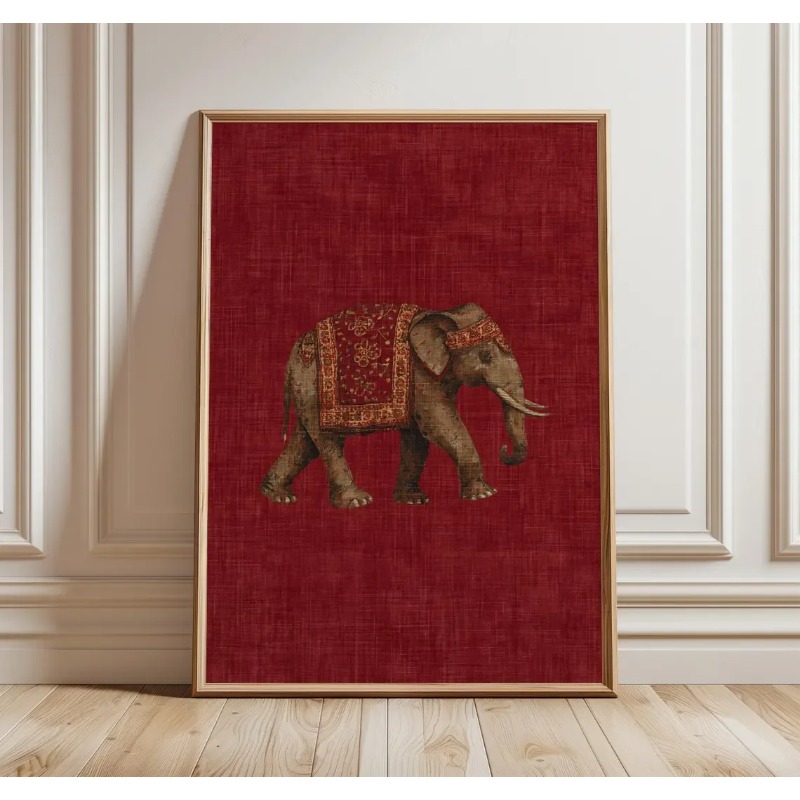 Indische Olifant Patroonprint, - Interior Design Landscape recensie en prijs