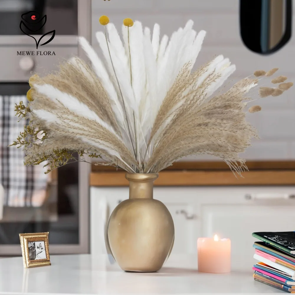 90 Stuks Pampas Gras Riet Bund - Dried Pampas Bundle recensie en prijs