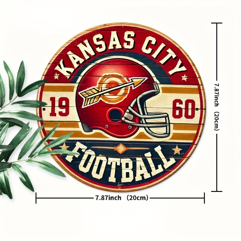 1pc Kansas City houten muurkun - Interior Design Years Of School recensie en prijs