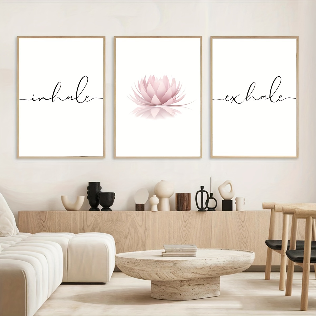 3 stks/set Inhaleren Uitademen - Abstract Canvas Set recensie en prijs