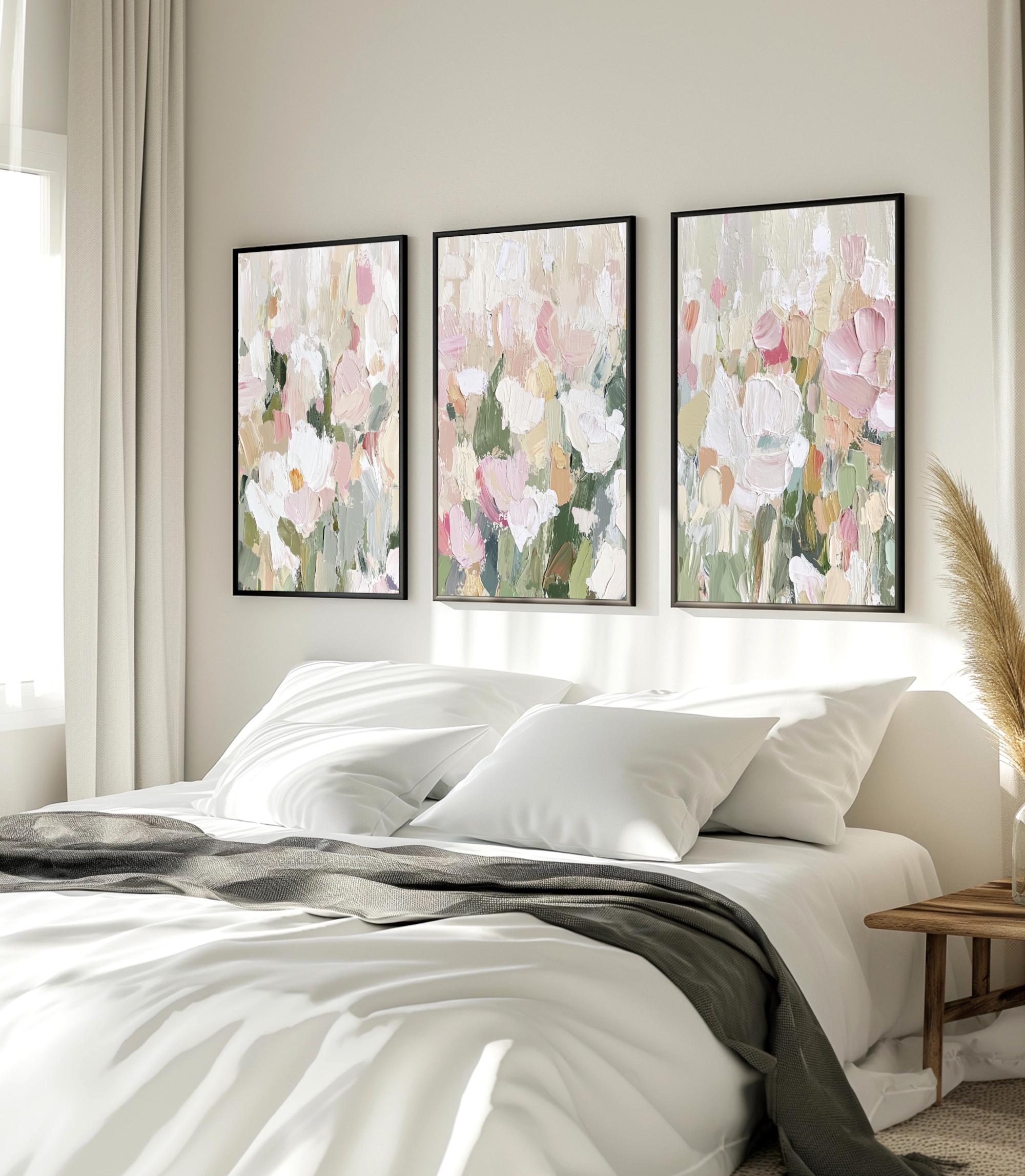 3-delige frameloze Impasto get - Abstract Canvas Set recensie en prijs