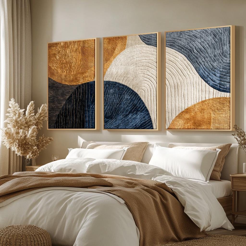 3 stuks frameloze canvas schil - Abstract Canvas Set recensie en prijs