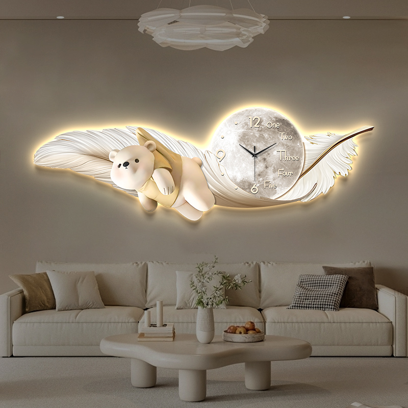 Luxe grote wandklok temperatuu - Interior Design Kitchen And Living Room recensie en prijs