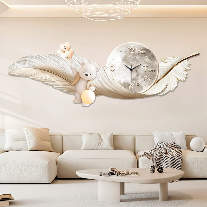 Luxe grote wandklok temperatuu - Interior Design Kitchen And Living Room recensie en prijs