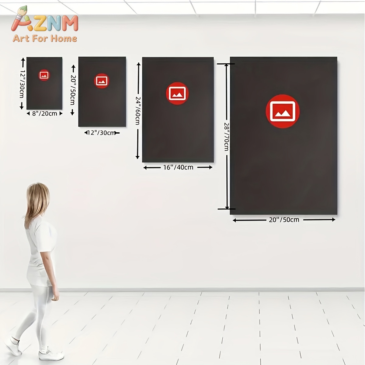 3-delige set abstracte oliever - Abstract Canvas Set recensie en prijs