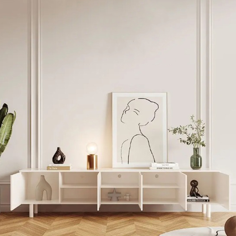 Luxe witte tv-standaard, elega - Interior Design White And Wood recensie en prijs