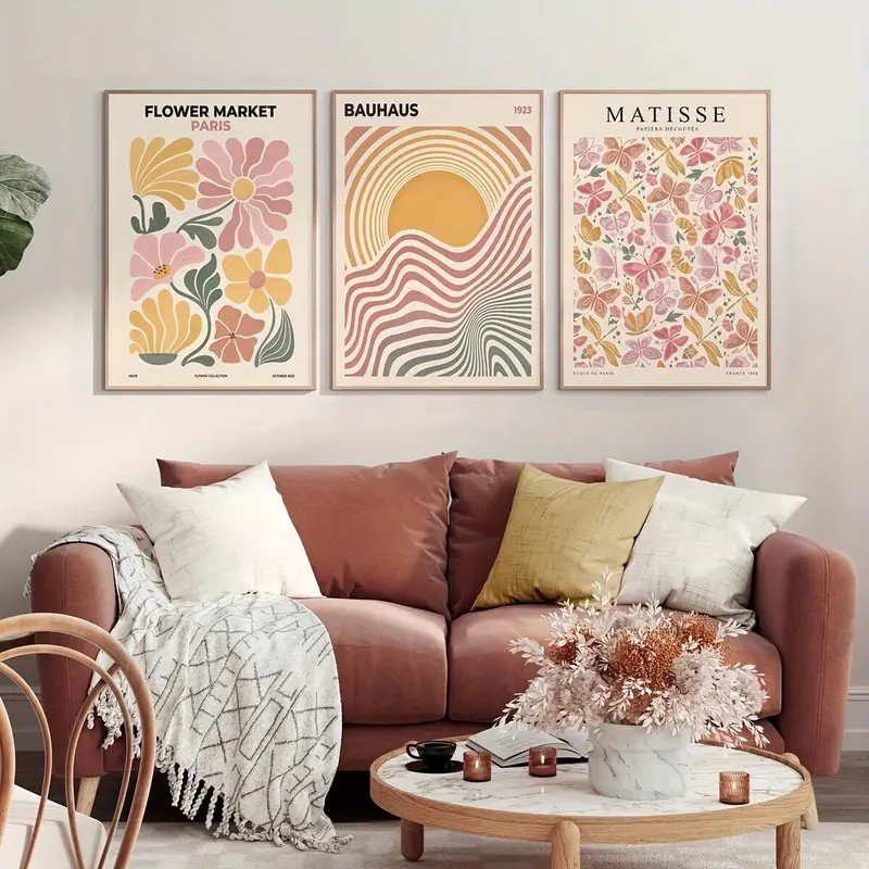 3 STKS frameloze decoratieve k - Abstract Canvas Set recensie en prijs