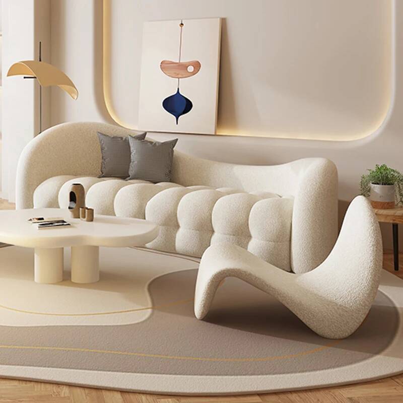 Crèmewitte woonkamerbanken Int - Interior Design White And Wood recensie en prijs