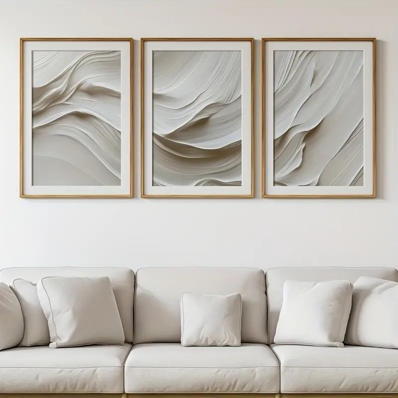 3pcs/set neutraal beige eenvou - Abstract Canvas Set recensie en prijs