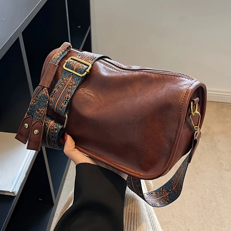 Crossbodytas met grafisch patr - Interior Design Graphic Design recensie en prijs