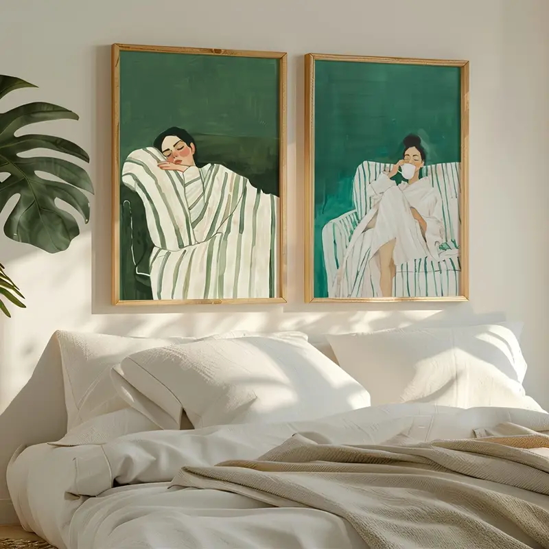 2 stks/set abstracte figuur sm - Abstract Canvas Set recensie en prijs