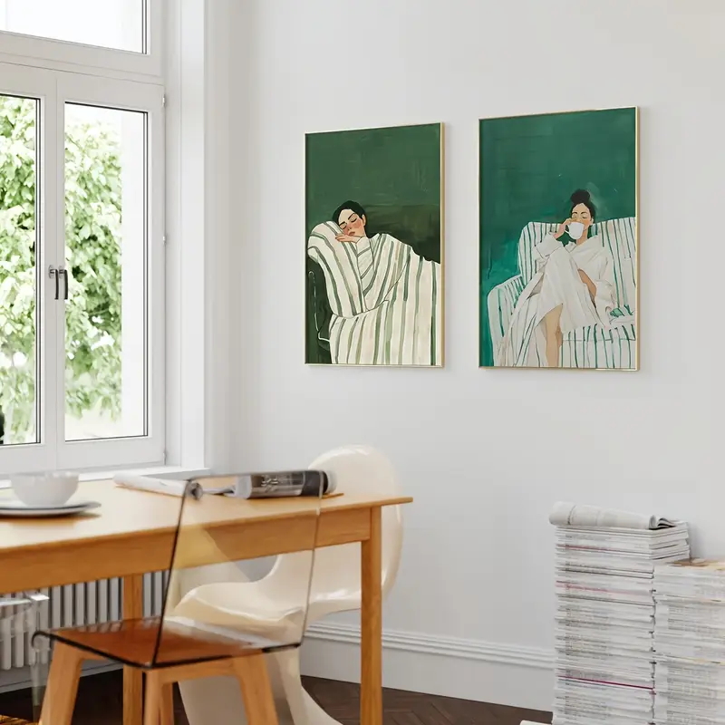 2 stks/set abstracte figuur sm - Abstract Canvas Set recensie en prijs