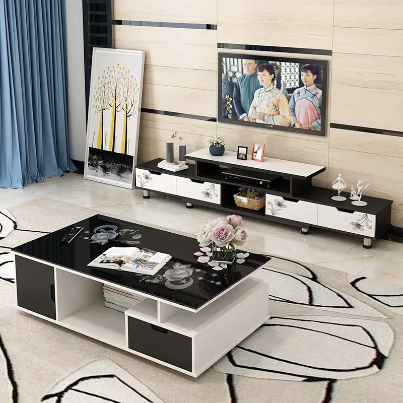 Wit modern tv-meubel voor binn - Interior Design White And Wood recensie en prijs