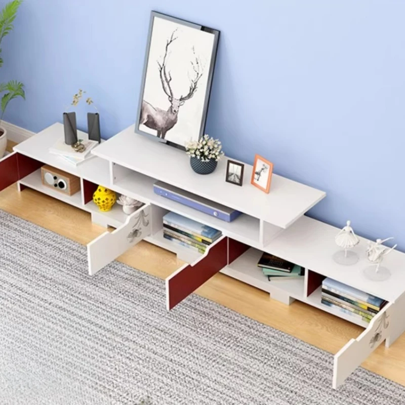 Wit modern tv-meubel voor binn - Interior Design White And Wood recensie en prijs