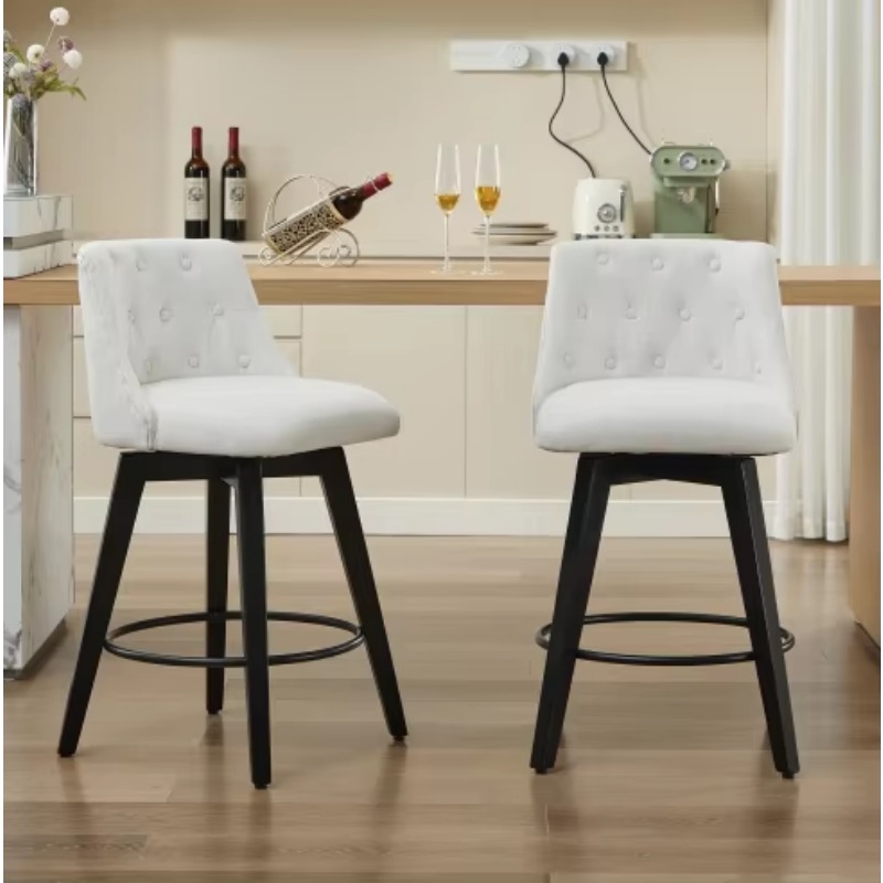 Moderne stoffen barkruk met zw - Interior Design Kitchen And Living Room recensie en prijs